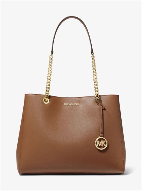 Michael Kors Saffiano Leather Shoulder Bag 